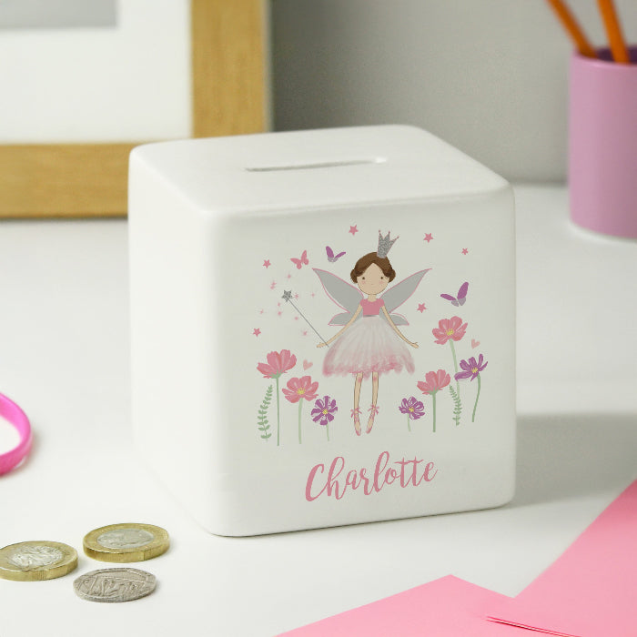 Personalised Fairy Princess Money Box