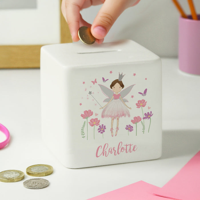 Personalised Fairy Princess Money Box