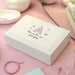 Personalised Butterfly Initial White Wooden Jewellery Box