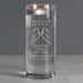 Personalised Guardian Angel Wings Memorial Floating Candle Holder