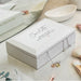 Personalised Heart White Wooden Jewellery Box