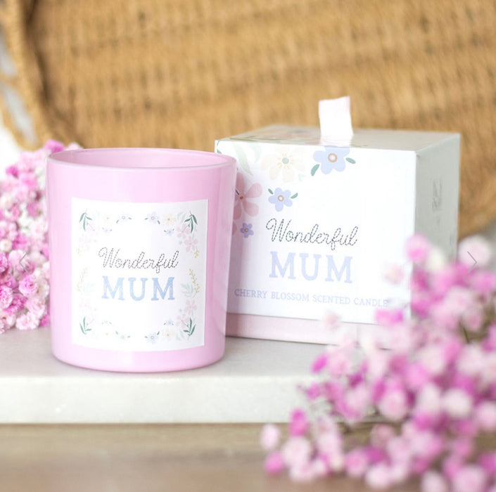Wonderful Mum Cherry Blossom Scented Candle