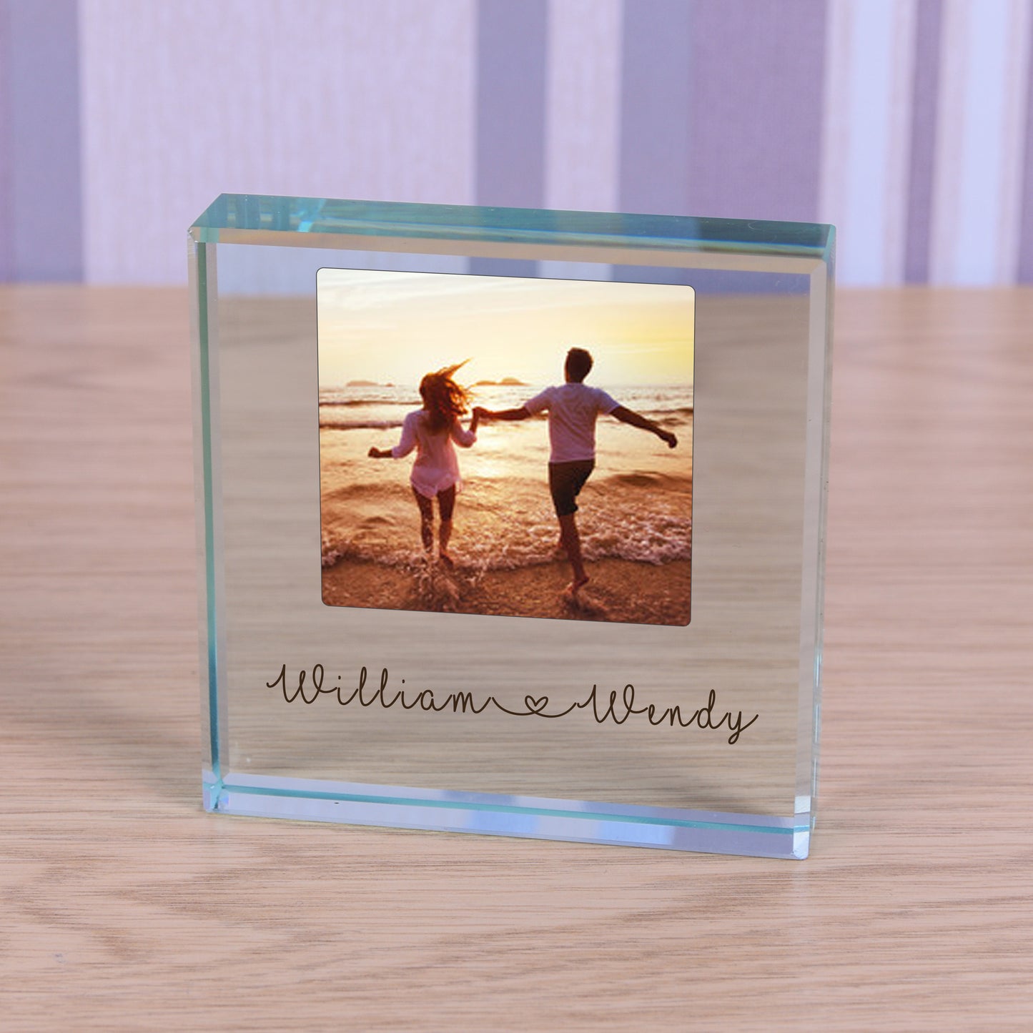 Personalised Photo Upload Token Keepsake Gift for Couples