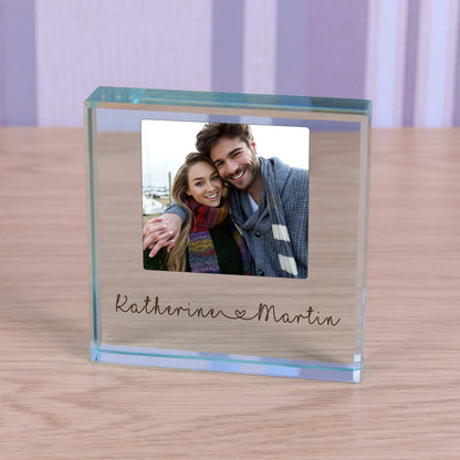 Personalised Photo Upload Token Keepsake Gift for Couples