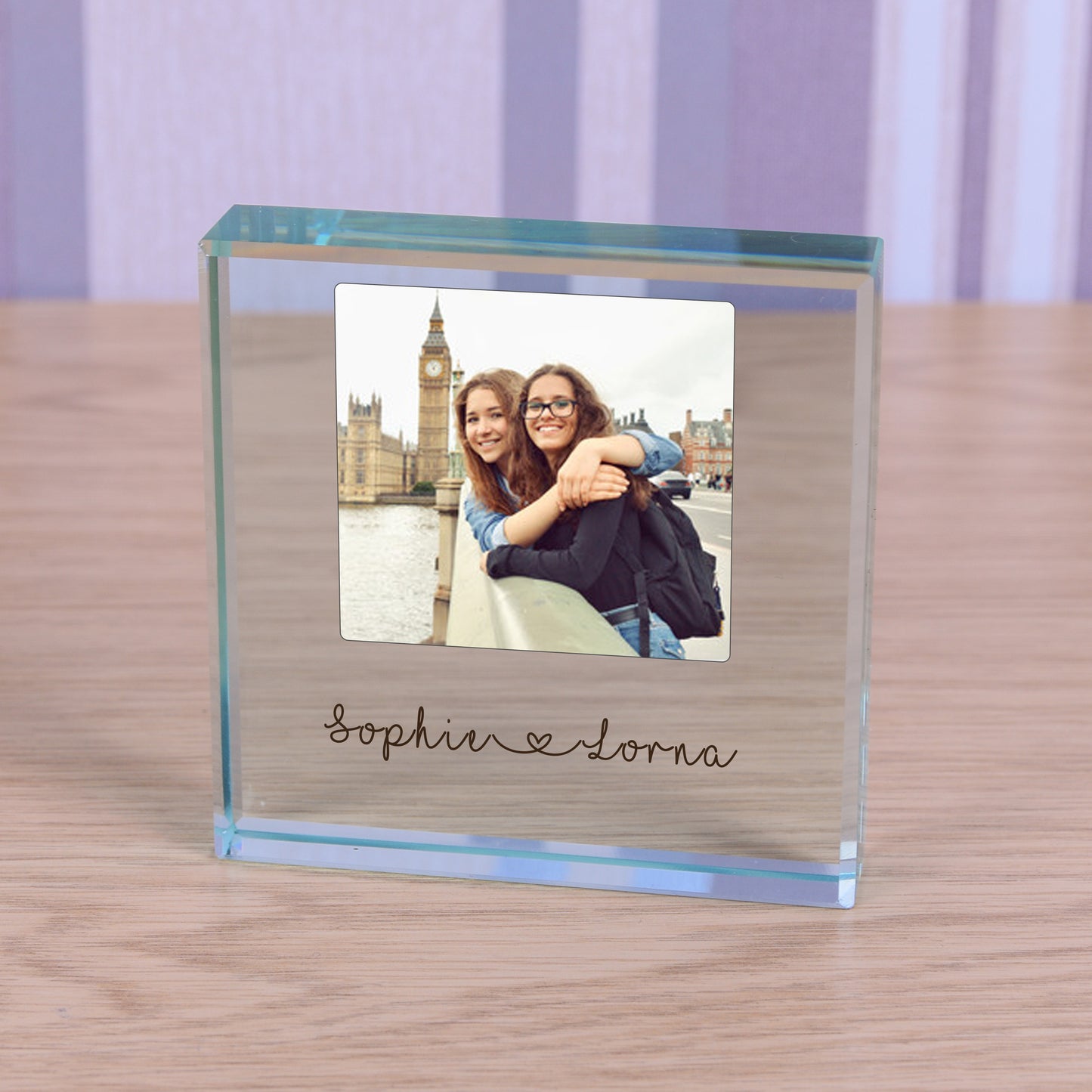 Personalised Photo Upload Token Keepsake Gift for Couples