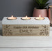Personalised 18th Birthday Floral Triple Tea Light Box
