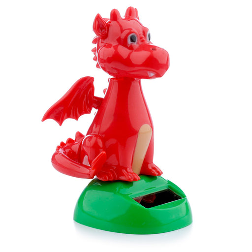 Solar Power Dancing Welsh Red Dragon