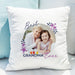 Personalised Floral Best Grandma Ever Photo Upload Cushion