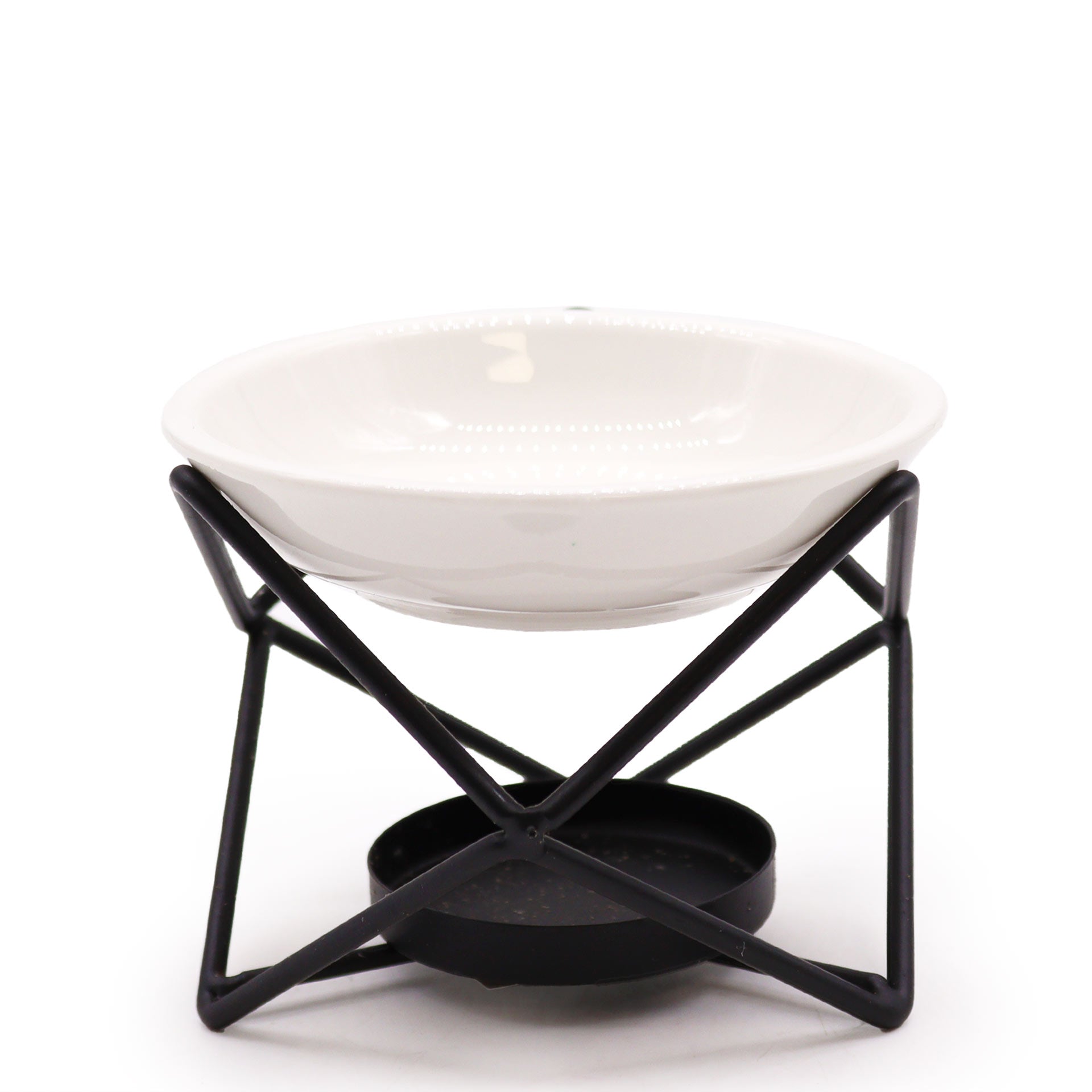 Ceramic & Metal Hex Stand Oil Burner