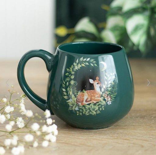 Green Fawn Design Rounded Mug