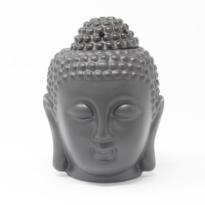 Buddha Head Oil Burner - Dark Brown