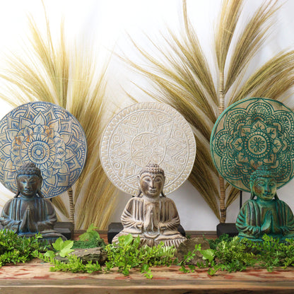 Buddha Feng Shui Set - Classic Mandala - Natural