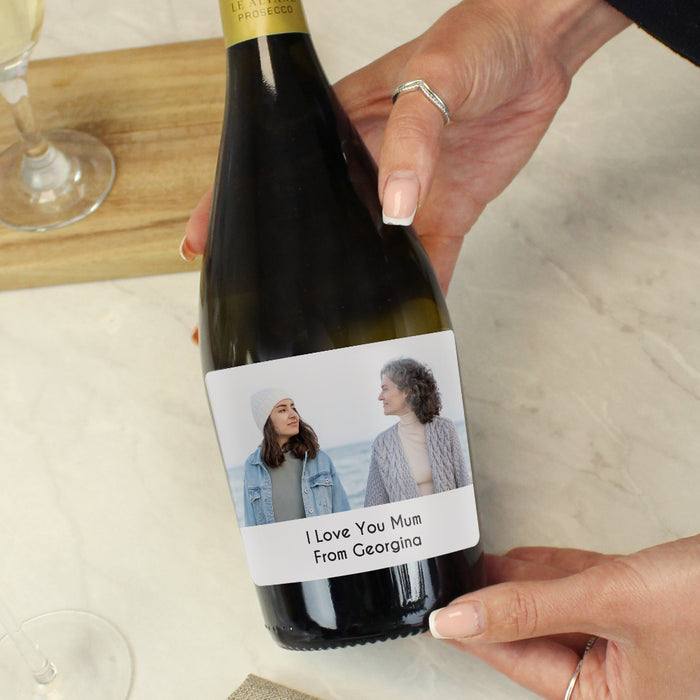 Personalised Photo Upload Prosecco Bottle