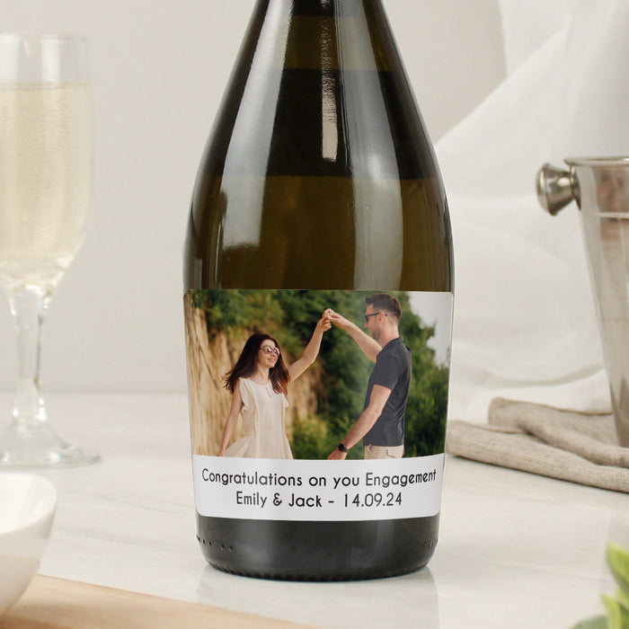 Personalised Photo Upload Prosecco Bottle