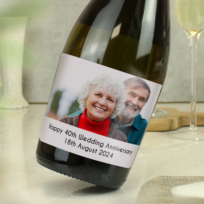 Personalised Photo Upload Prosecco Bottle