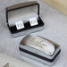 Engraved Father of the Groom Wedding Cufflinks & Box Gift Set