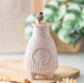 Greige Ribbed Palo Santo Burner