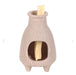 Greige Ribbed Palo Santo Burner