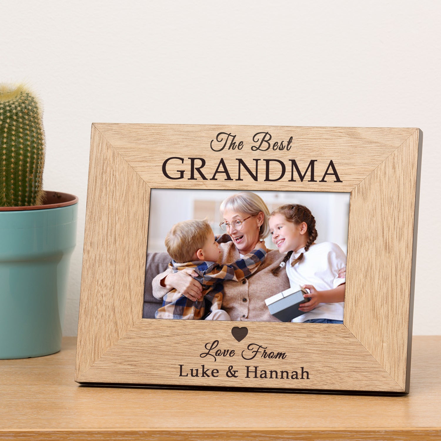 Personalised The Best Grandma Photo Frame