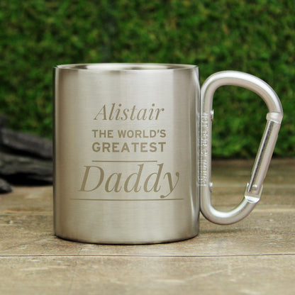 Personalised Any Message Carabiner Mug