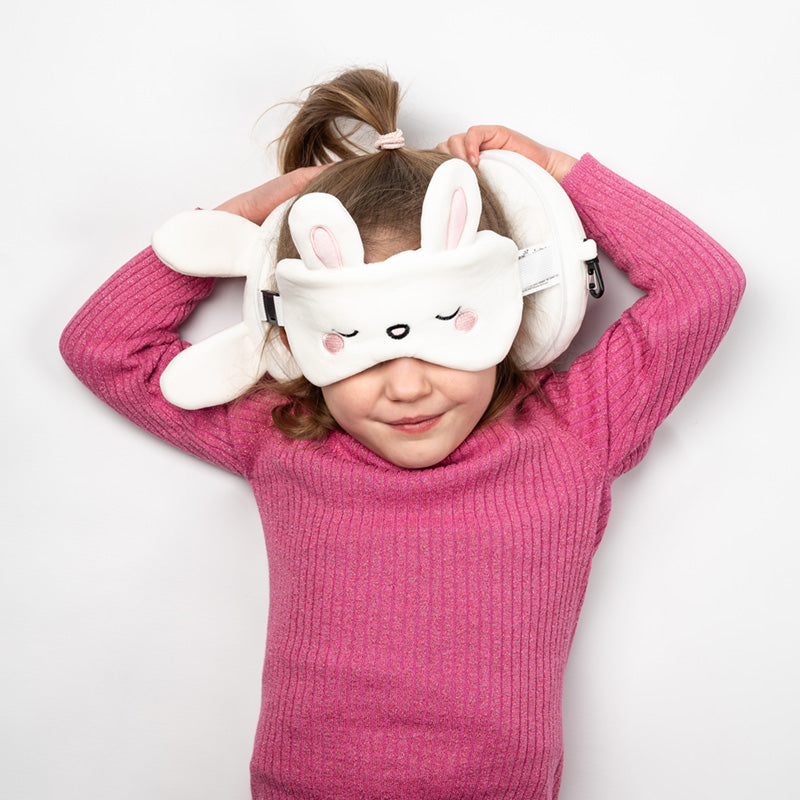 Frances the Rabbit Relaxeazzz Travel Pillow & Eye Mask