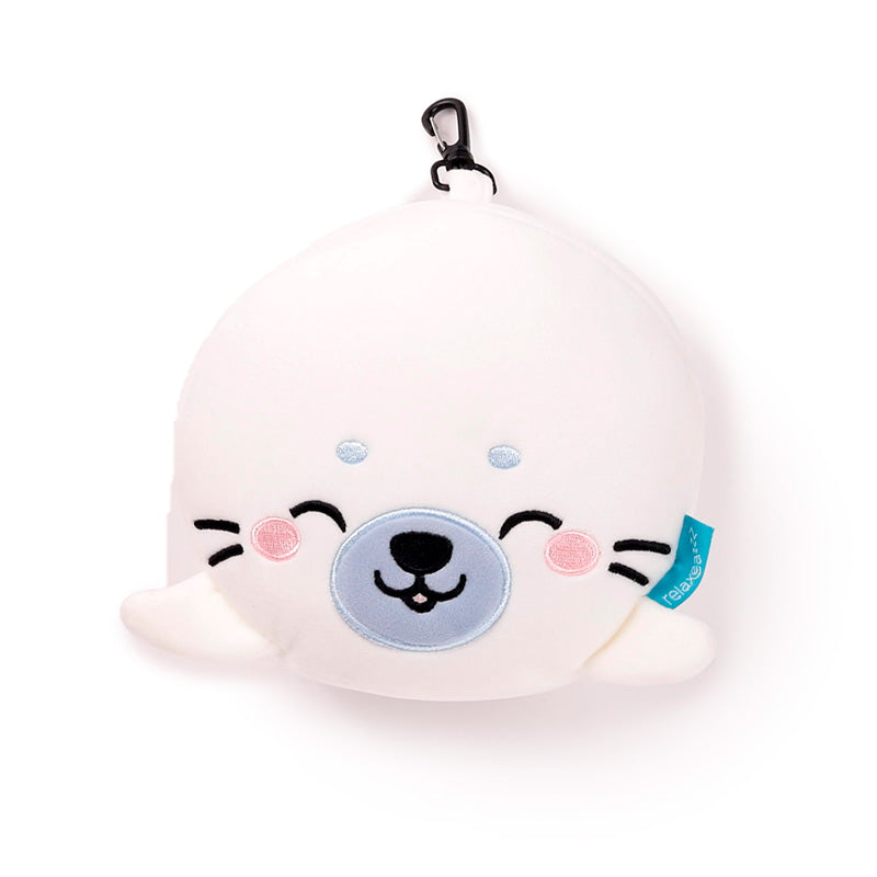 Kai the Seal Relaxeazzz Travel Pillow & Eye Mask