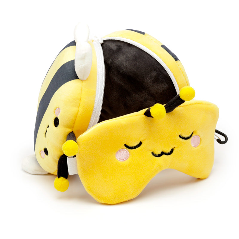 Adorabugs Bee Relaxeazzz Travel Pillow & Eye Mask