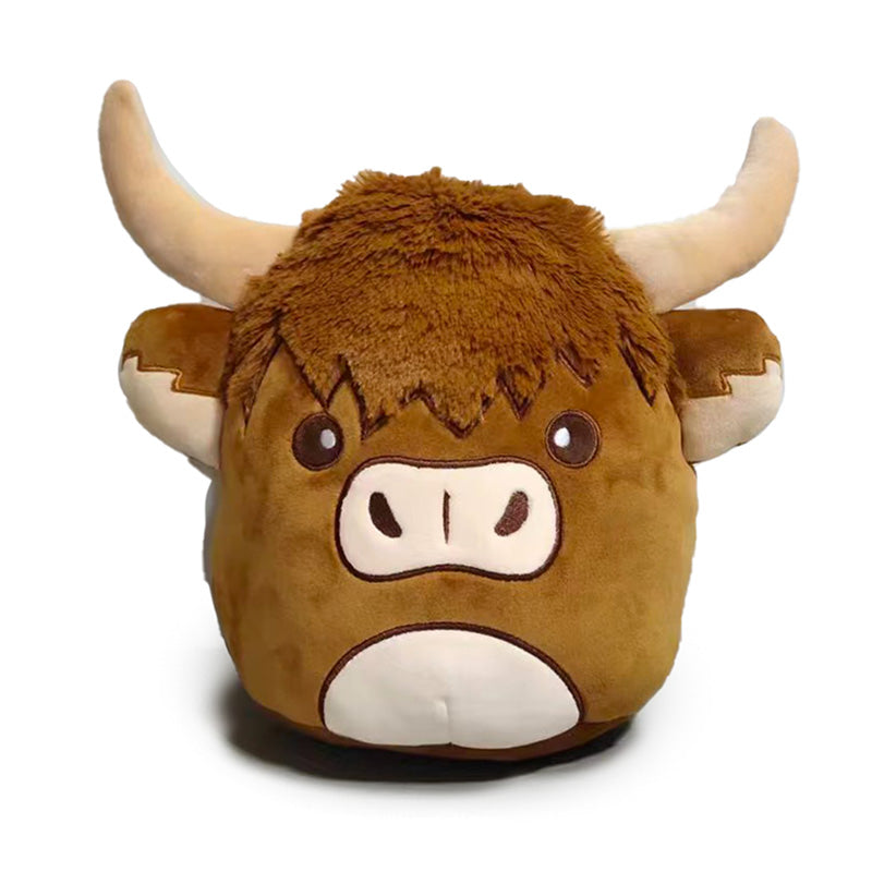 Highland Coo Cow Squidglys Plush Toy