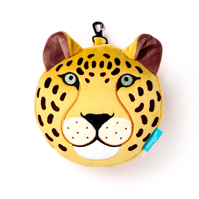 Leopard Relaxeazzz Travel Pillow & Eye Mask