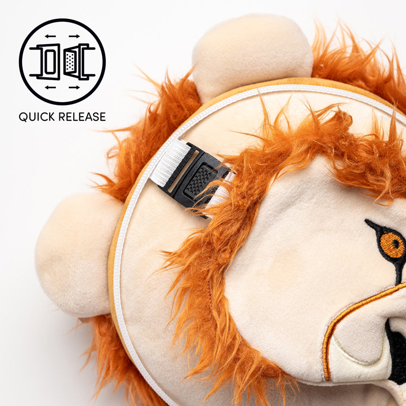 Lion Relaxeazzz Travel Pillow & Eye Mask