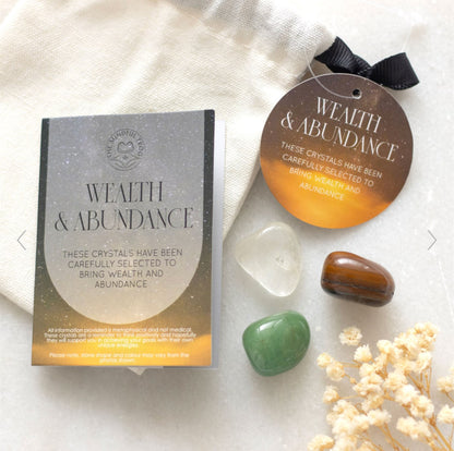 Wealth & Abundance Healing Crystal Gift Set