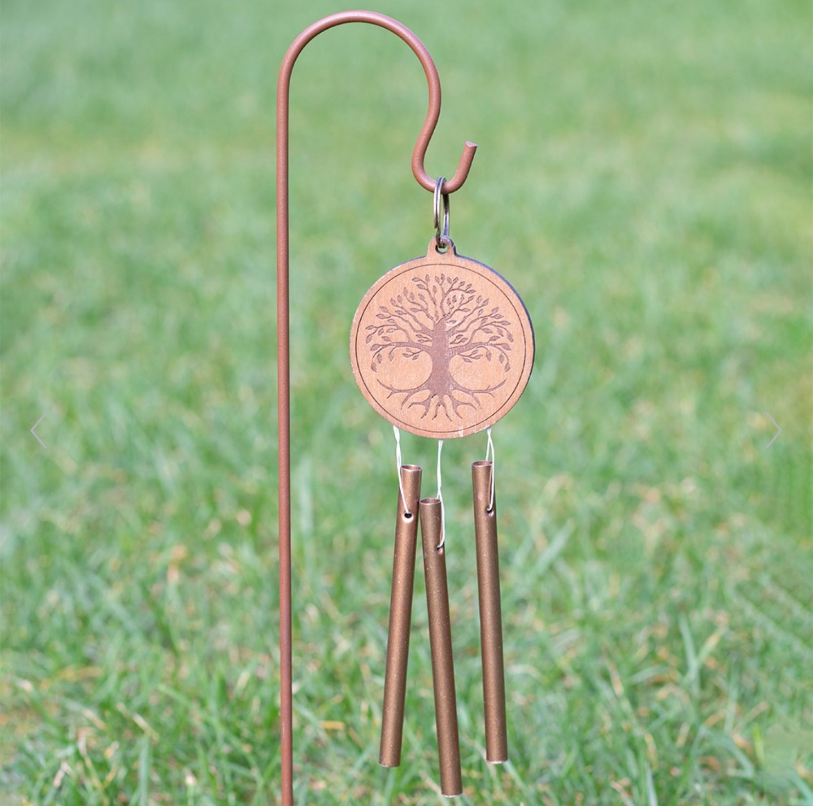 45cm Tree of Life Standing Garden Windchime Stake