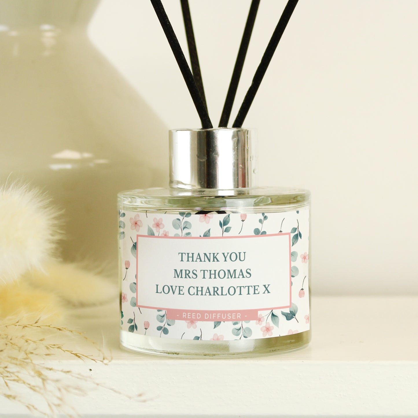 Personalised Floral Reed Diffuser