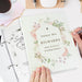 Personalised Floral Watercolour Wedding Planner