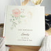 Personalised Floral Square Photo Album