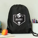 Personalised Football Black Swim & Kit Bag