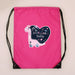 Personalised Girl Dinosaur Pink Swim & Kit Bag