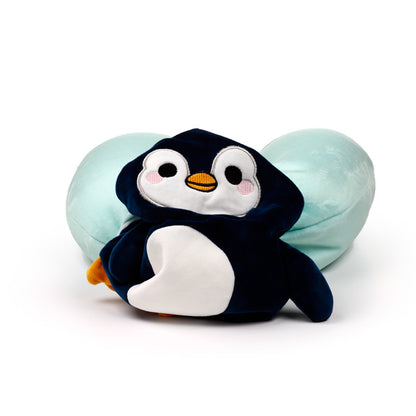 Swapseazzz Adoramals Ocean Penguin 2-in-1 Plush Travel Pillow & Toy