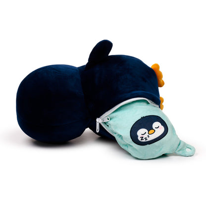 Swapseazzz Adoramals Ocean Penguin 2-in-1 Plush Travel Pillow & Toy