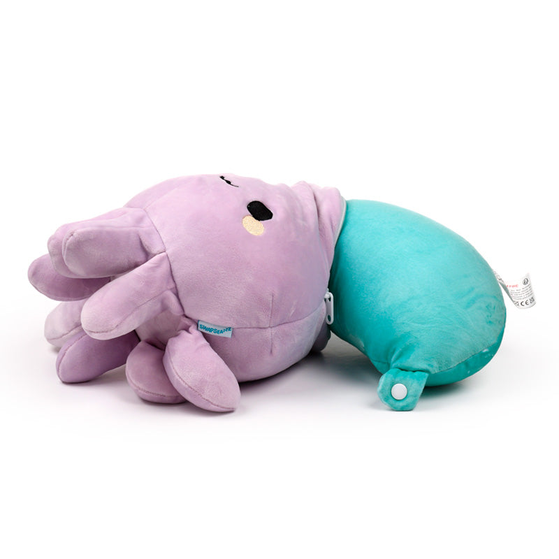 Swapseazzz Adoramals Ocean Octopus 2-in-1 Plush Travel Pillow & Toy