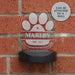 Personalised Pet Memorial Outdoor Solar Light