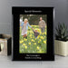 Personalised Custom Black Glass Photo Frame 5x7