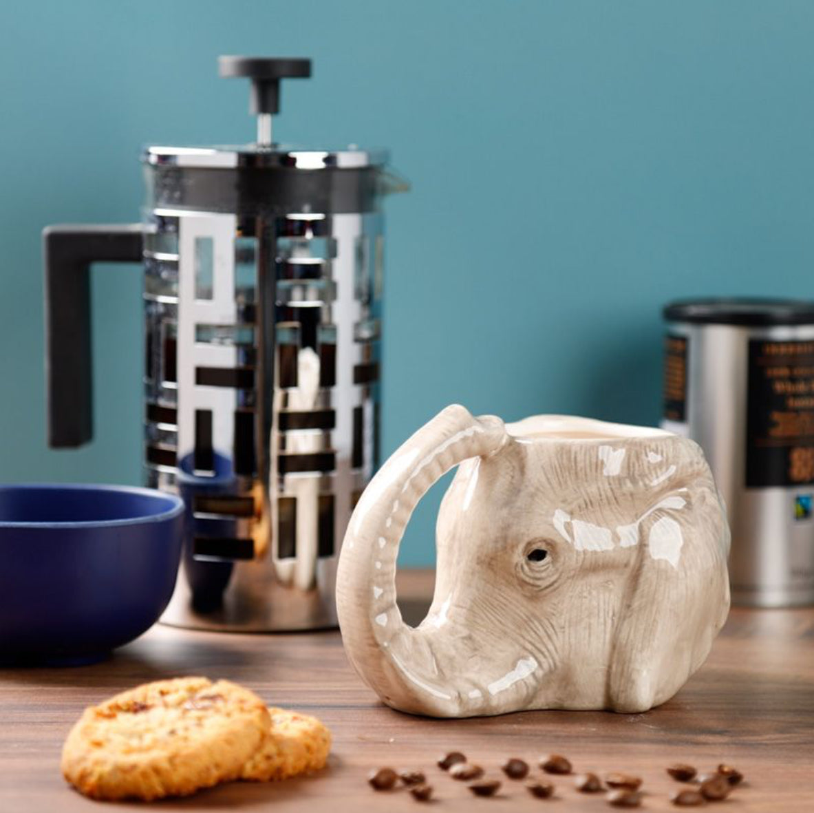 Elephant Head Shaped Mug