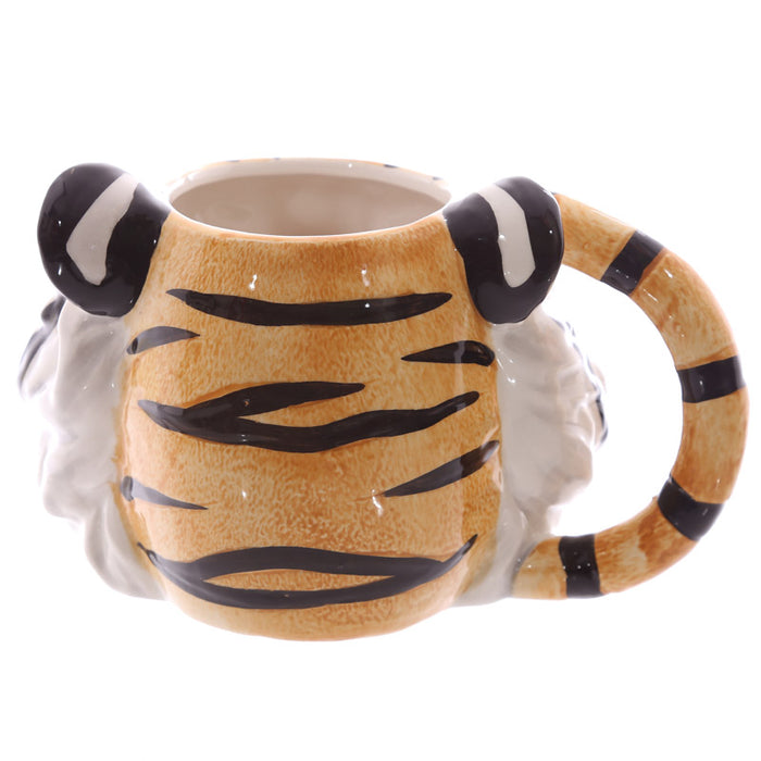 Tiger Head Shaped Mug