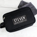 Personalised Custom Black Men’s Wash Bag