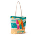 Beach Life Surf Canvas Beach Bag