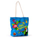 Flamingo Club Tropicana Canvas Beach Bag