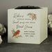 Personalised Robins Appear Memorial Graveside Vase