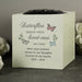 Personalised Butterflies Appear Memorial Graveside Vase