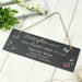 Personalised Memorial Butterflies Appear Slate Hanging Sign Ornament